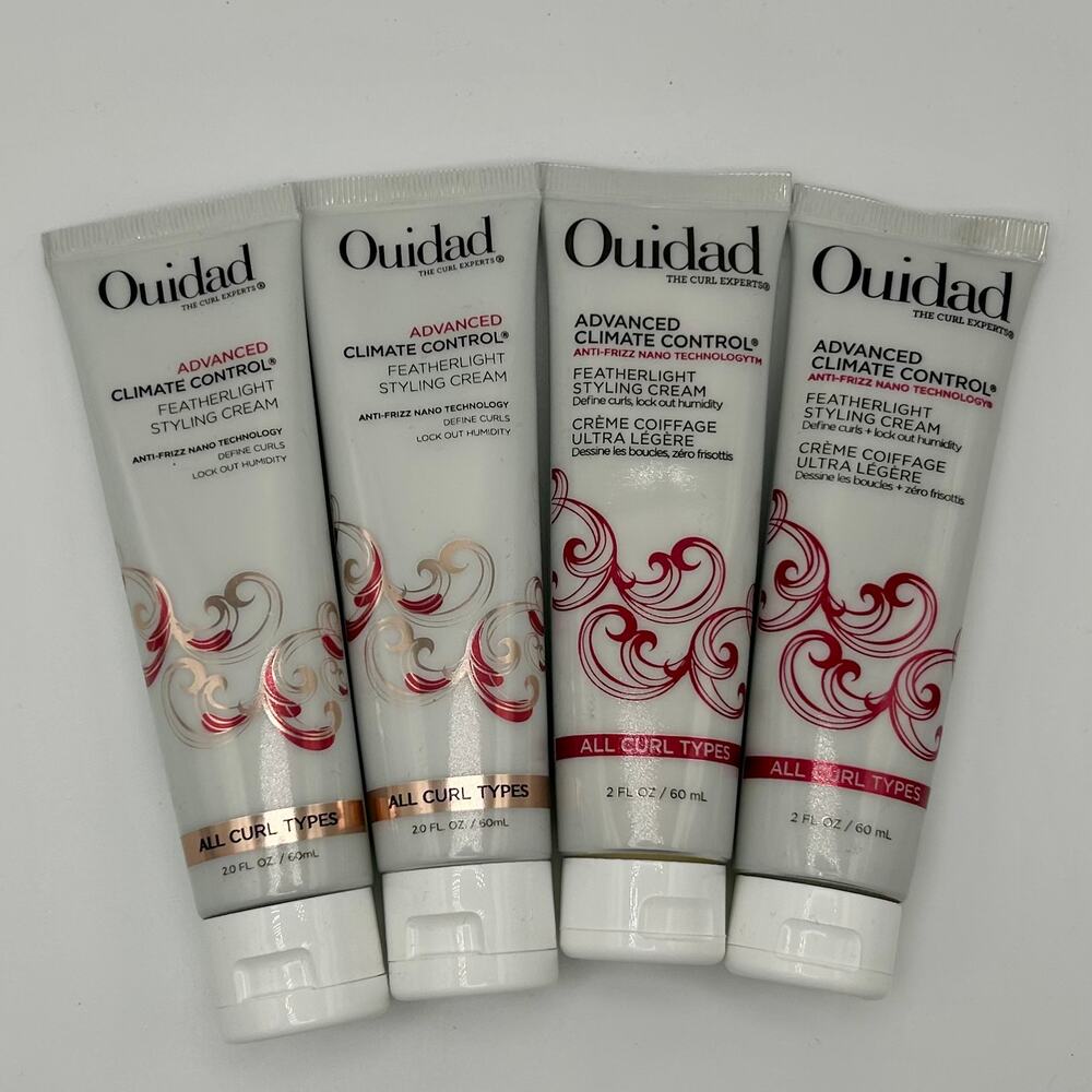 Ouidad Advanced Climate Control Styling Cream Set of 4 Travel Size (2.0 oz) Curl